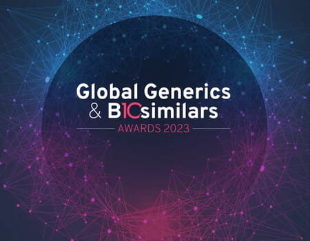 Global Generics and Biosimilars Awards 2023 poster image.
