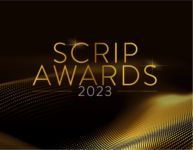 Hero banner for 2023 Scrip Awards
