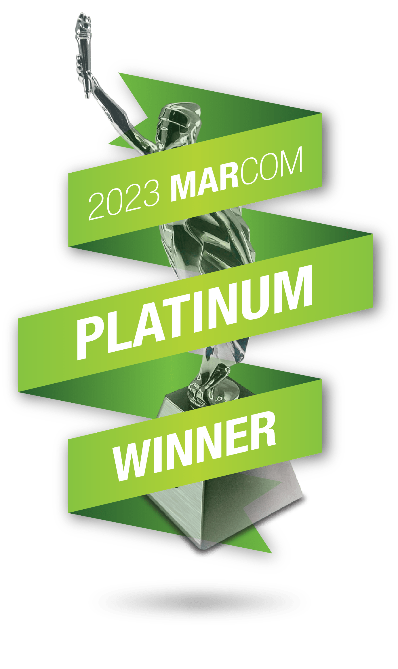 2023 MarCom Platinum Winner award.