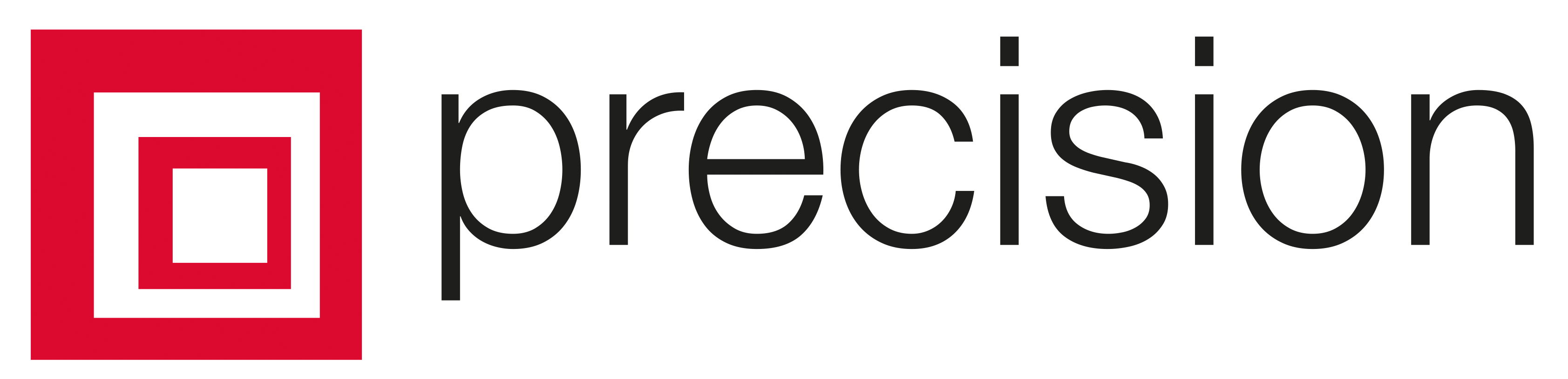 Company logo for precision