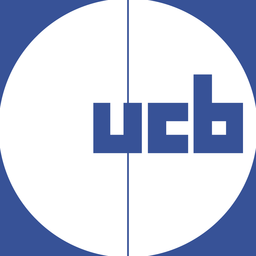 UCB company logo.