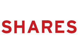 Shares magazine company logo.