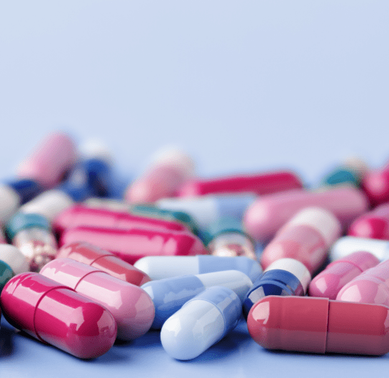 A pile of generic pills.