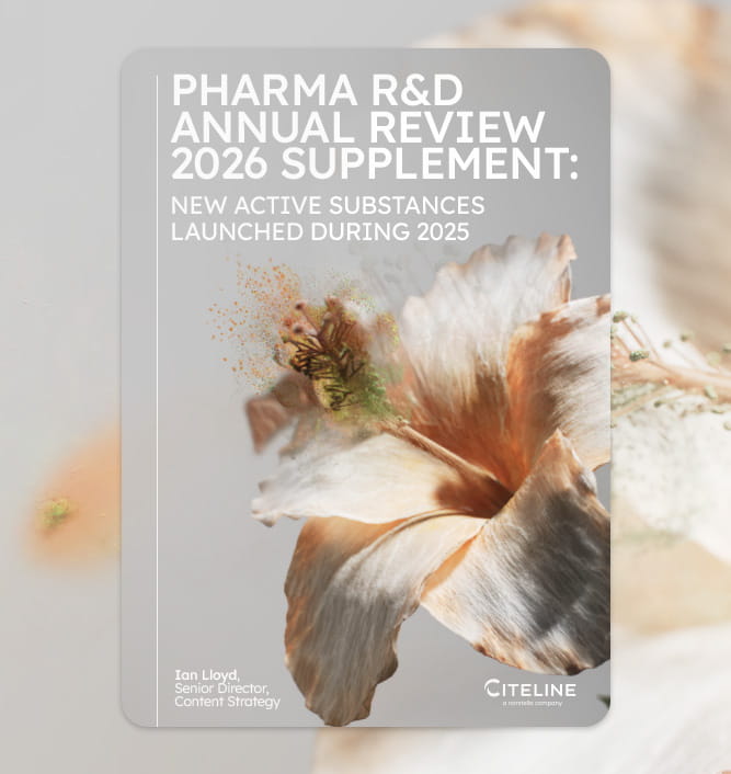 PDF preview of the Pharma R and D Annual Review 2026 Supplement for New Active Substances. This report is available for download.
