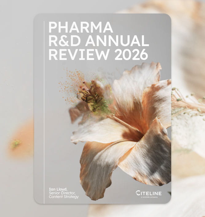 PDF preview of the Pharma R and D Annual Review 2026 available for download.