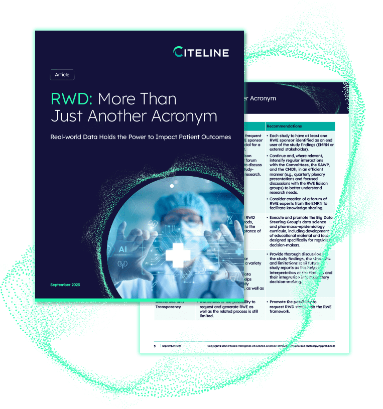 PDF preview of the RWD More than Just an Acronym article by Citeline.