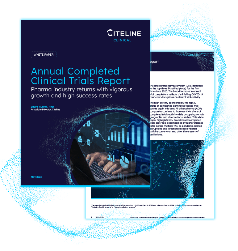 Annual Completed Clinical Trials Report Banner