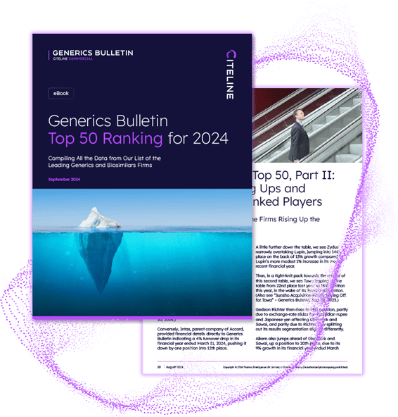 Generics Bulletin Top 50 Ranking for 2024