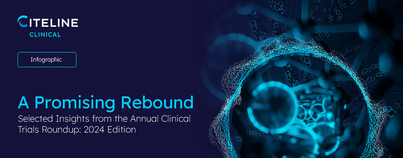 Citeline Clinical Infographic: A Promising Rebound Selected Insights from the Annual Clinical Trials Roundup: 2024 Edition