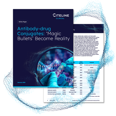 PDF preview of Antibody-drug Conjugates: 'Magic Bullets' Become Reality white paper.