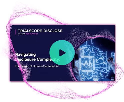 Video thumbnail of the on-demand webinar titled Navigating Disclosure Complexity: The Power of Human-Centered AI.