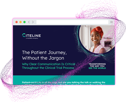 PDF preview of The Patient Journey, WIthout the Jargon infographic available for download.