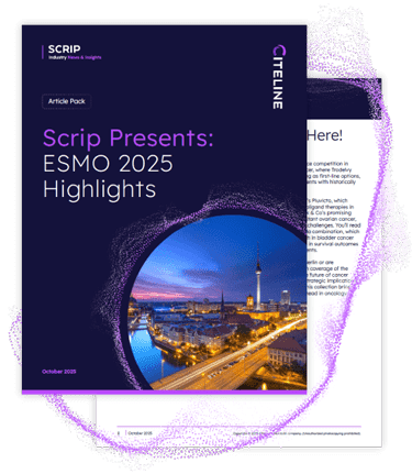 PDF preview of the ESMO 2025 Highlights eBook from Scrip available for download.