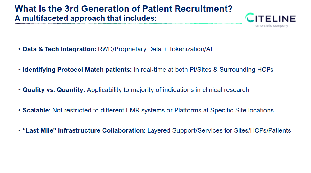 What is the 3rd Generation of Patient Recruitment?