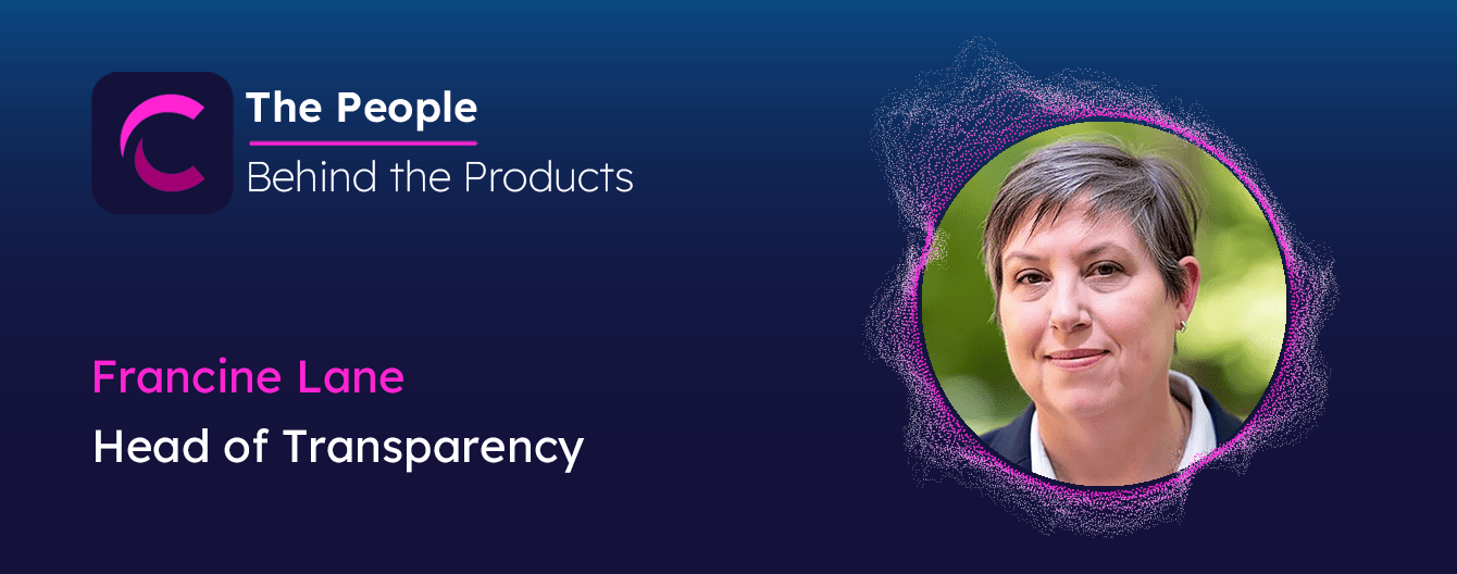 The People Behind the Products - Francine Lane 