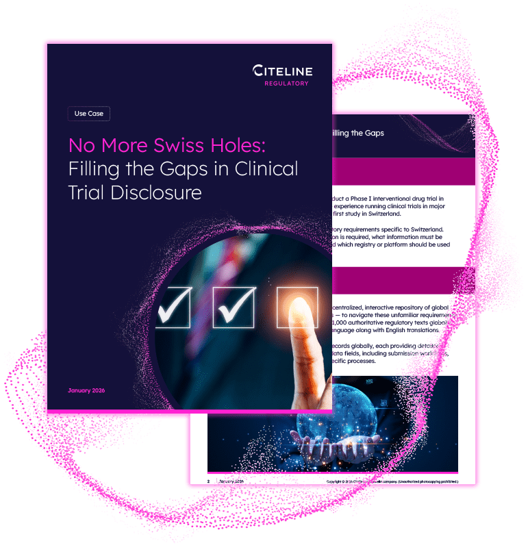 PDF preview of the No More Swiss Holes: Filling the Gaps in Clinical Trial Disclosure use case, available for download.
