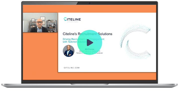 Video thumbnail of Driving Recruitment and Engagement with Tailored Solutions displayed on a laptop device.
