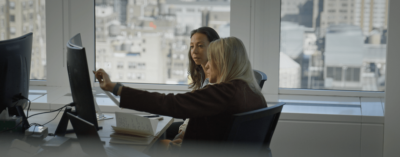 Still image of Madeline and Suzanne