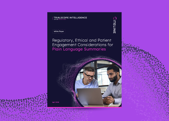 PDF preview of the TrialScope Intelligence white paper available for download.