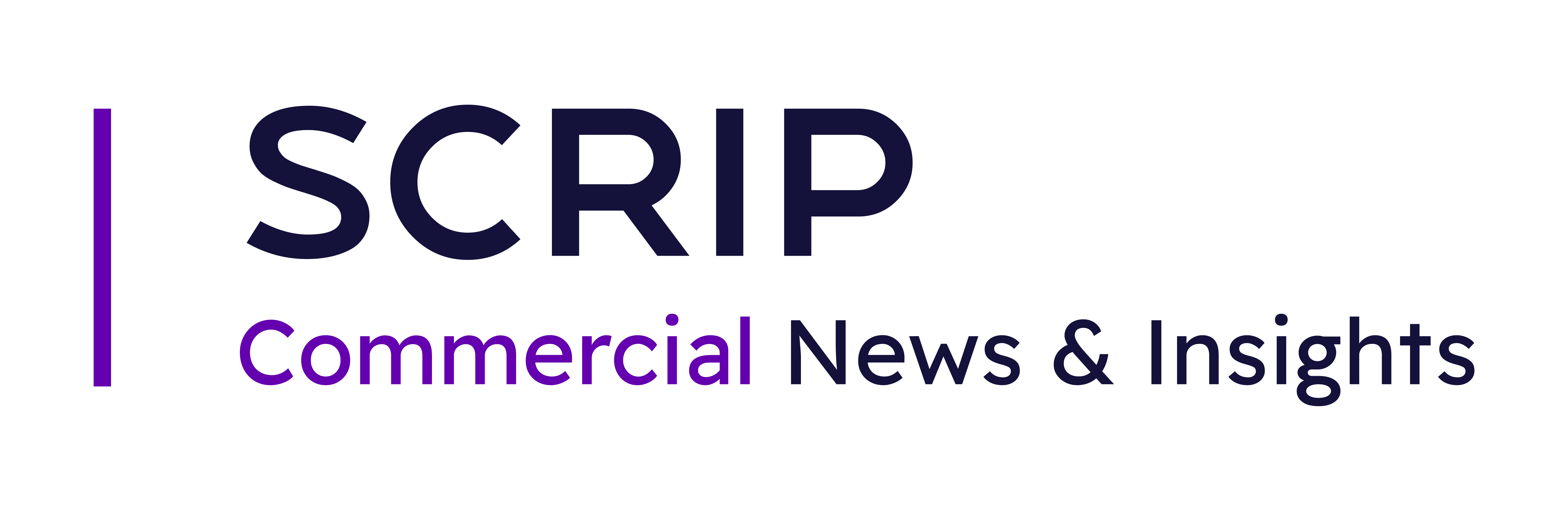 Scrip logo with tagline Commercial News and Insights.